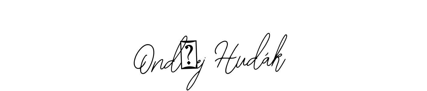 How to make Ondřej Hudák signature? Bearetta-2O07w is a professional autograph style. Create handwritten signature for Ondřej Hudák name. Ondřej Hudák signature style 12 images and pictures png