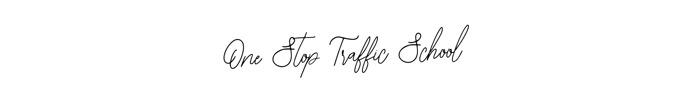 It looks lik you need a new signature style for name One Stop Traffic School. Design unique handwritten (Bearetta-2O07w) signature with our free signature maker in just a few clicks. One Stop Traffic School signature style 12 images and pictures png