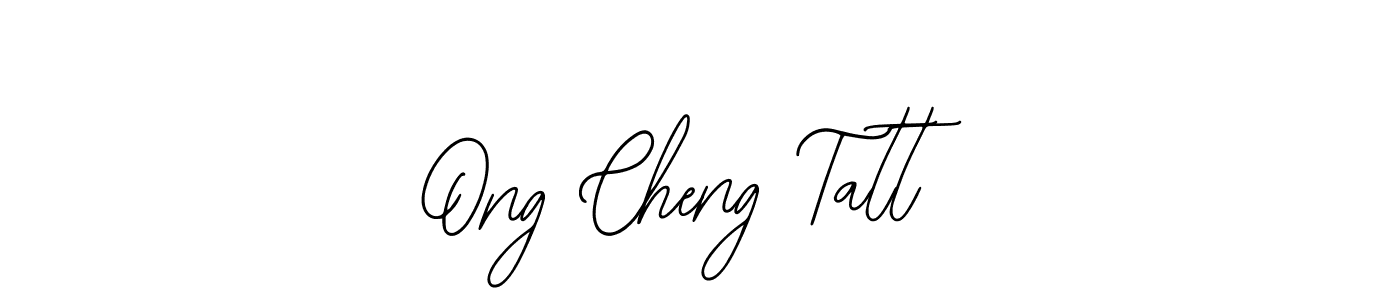 Design your own signature with our free online signature maker. With this signature software, you can create a handwritten (Bearetta-2O07w) signature for name Ong Cheng Tatt. Ong Cheng Tatt signature style 12 images and pictures png