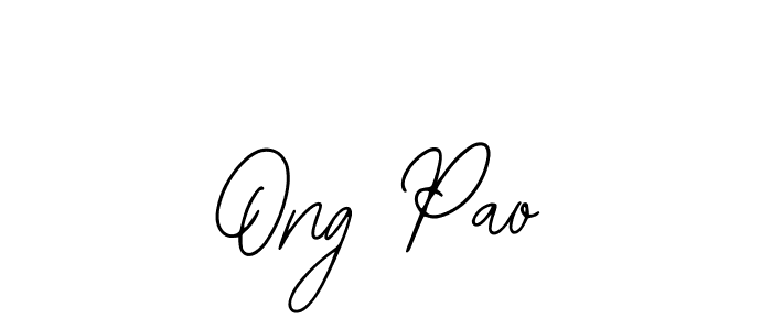 Make a beautiful signature design for name Ong Pao. Use this online signature maker to create a handwritten signature for free. Ong Pao signature style 12 images and pictures png