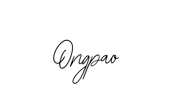 Best and Professional Signature Style for Ongpao. Bearetta-2O07w Best Signature Style Collection. Ongpao signature style 12 images and pictures png