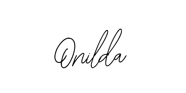 How to make Onilda signature? Bearetta-2O07w is a professional autograph style. Create handwritten signature for Onilda name. Onilda signature style 12 images and pictures png