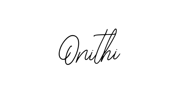 Make a beautiful signature design for name Onithi. With this signature (Bearetta-2O07w) style, you can create a handwritten signature for free. Onithi signature style 12 images and pictures png