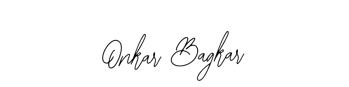 You can use this online signature creator to create a handwritten signature for the name Onkar Bagkar. This is the best online autograph maker. Onkar Bagkar signature style 12 images and pictures png