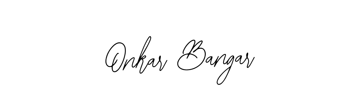 You can use this online signature creator to create a handwritten signature for the name Onkar Bangar. This is the best online autograph maker. Onkar Bangar signature style 12 images and pictures png