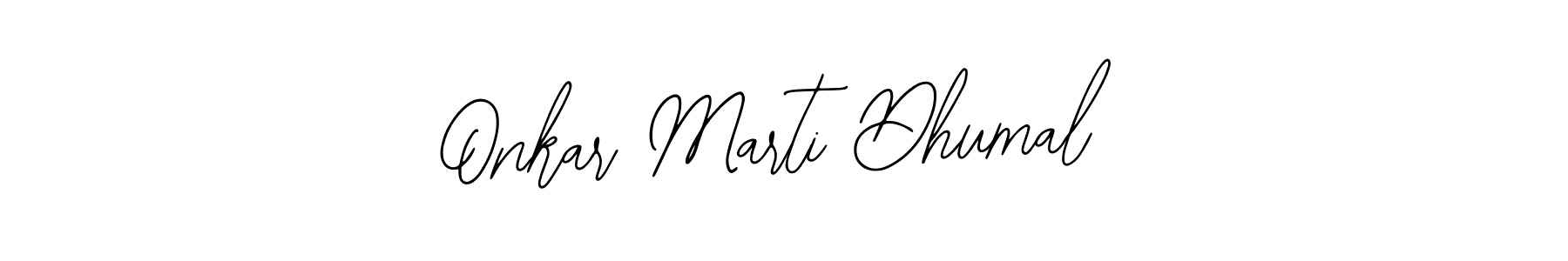 Also You can easily find your signature by using the search form. We will create Onkar Marti Dhumal name handwritten signature images for you free of cost using Bearetta-2O07w sign style. Onkar Marti Dhumal signature style 12 images and pictures png