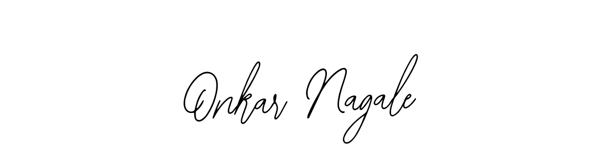 The best way (Bearetta-2O07w) to make a short signature is to pick only two or three words in your name. The name Onkar Nagale include a total of six letters. For converting this name. Onkar Nagale signature style 12 images and pictures png