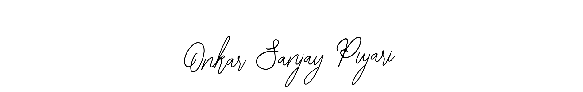 Also You can easily find your signature by using the search form. We will create Onkar Sanjay Pujari name handwritten signature images for you free of cost using Bearetta-2O07w sign style. Onkar Sanjay Pujari signature style 12 images and pictures png