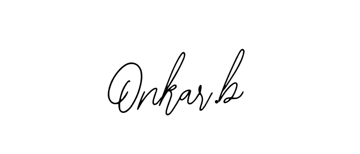 Once you've used our free online signature maker to create your best signature Bearetta-2O07w style, it's time to enjoy all of the benefits that Onkar.b name signing documents. Onkar.b signature style 12 images and pictures png