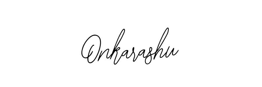Make a beautiful signature design for name Onkarashu. With this signature (Bearetta-2O07w) style, you can create a handwritten signature for free. Onkarashu signature style 12 images and pictures png