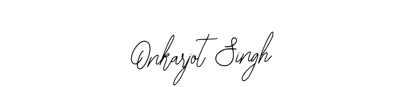 Use a signature maker to create a handwritten signature online. With this signature software, you can design (Bearetta-2O07w) your own signature for name Onkarjot Singh. Onkarjot Singh signature style 12 images and pictures png