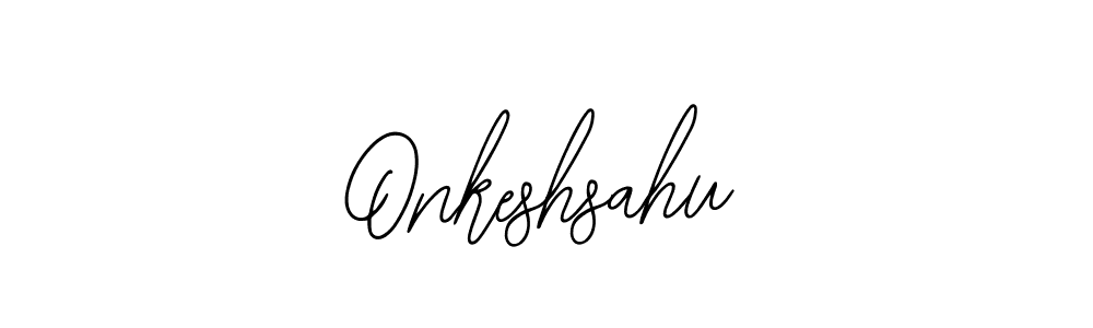 Also we have Onkeshsahu name is the best signature style. Create professional handwritten signature collection using Bearetta-2O07w autograph style. Onkeshsahu signature style 12 images and pictures png