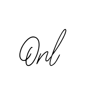 How to make Onl name signature. Use Bearetta-2O07w style for creating short signs online. This is the latest handwritten sign. Onl signature style 12 images and pictures png