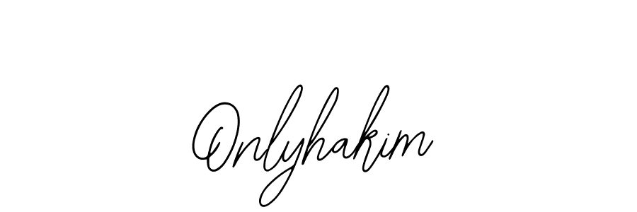 Use a signature maker to create a handwritten signature online. With this signature software, you can design (Bearetta-2O07w) your own signature for name Onlyhakim. Onlyhakim signature style 12 images and pictures png