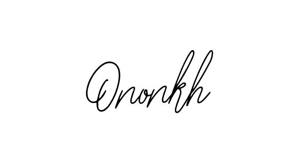 Make a beautiful signature design for name Ononkh. With this signature (Bearetta-2O07w) style, you can create a handwritten signature for free. Ononkh signature style 12 images and pictures png
