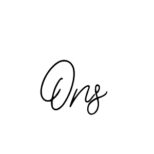 Make a beautiful signature design for name Ons. With this signature (Bearetta-2O07w) style, you can create a handwritten signature for free. Ons signature style 12 images and pictures png