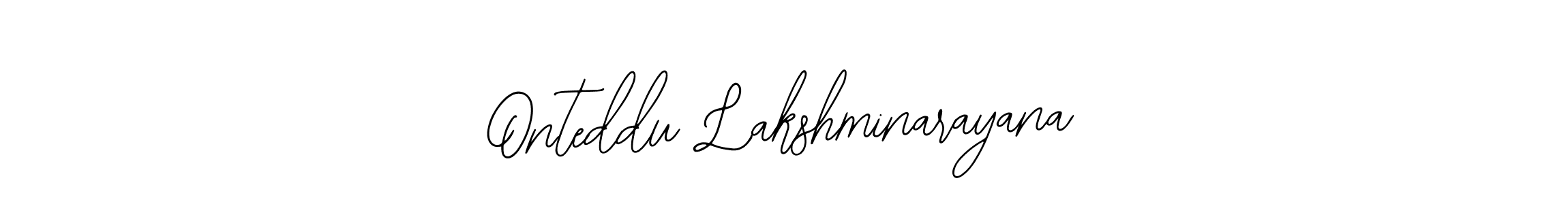 Make a beautiful signature design for name Onteddu Lakshminarayana. Use this online signature maker to create a handwritten signature for free. Onteddu Lakshminarayana signature style 12 images and pictures png
