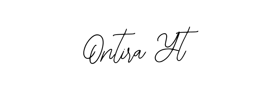 How to Draw Ontira Yt signature style? Bearetta-2O07w is a latest design signature styles for name Ontira Yt. Ontira Yt signature style 12 images and pictures png