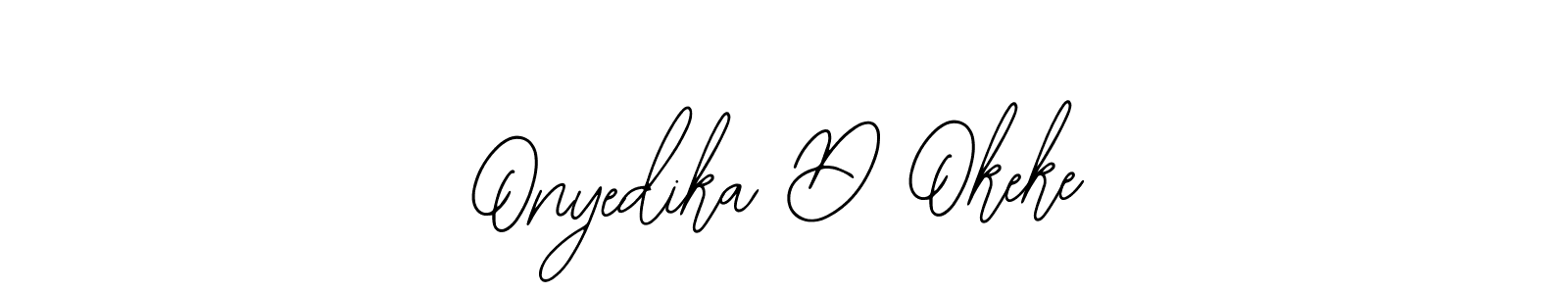 Bearetta-2O07w is a professional signature style that is perfect for those who want to add a touch of class to their signature. It is also a great choice for those who want to make their signature more unique. Get Onyedika D Okeke name to fancy signature for free. Onyedika D Okeke signature style 12 images and pictures png