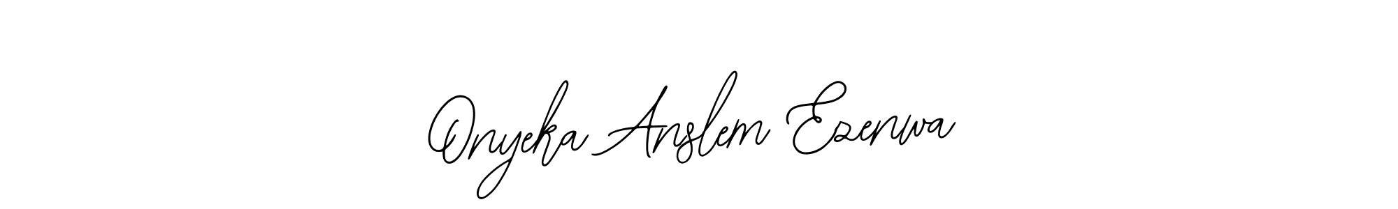 How to make Onyeka Anslem Ezenwa signature? Bearetta-2O07w is a professional autograph style. Create handwritten signature for Onyeka Anslem Ezenwa name. Onyeka Anslem Ezenwa signature style 12 images and pictures png