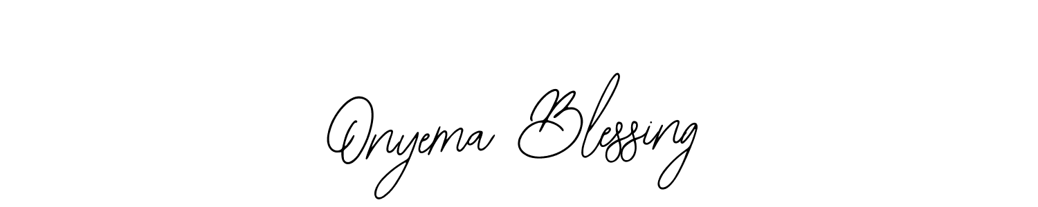 Make a beautiful signature design for name Onyema Blessing. Use this online signature maker to create a handwritten signature for free. Onyema Blessing signature style 12 images and pictures png
