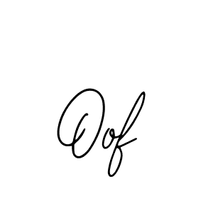 How to make Oof name signature. Use Bearetta-2O07w style for creating short signs online. This is the latest handwritten sign. Oof signature style 12 images and pictures png
