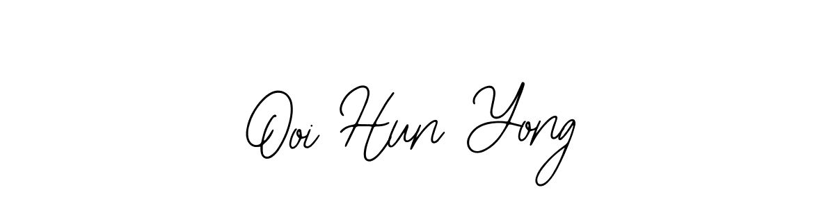 Use a signature maker to create a handwritten signature online. With this signature software, you can design (Bearetta-2O07w) your own signature for name Ooi Hun Yong. Ooi Hun Yong signature style 12 images and pictures png