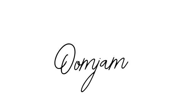 You should practise on your own different ways (Bearetta-2O07w) to write your name (Oomjam) in signature. don't let someone else do it for you. Oomjam signature style 12 images and pictures png