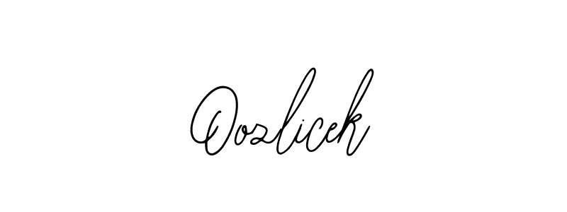 Make a beautiful signature design for name Oozlicek. With this signature (Bearetta-2O07w) style, you can create a handwritten signature for free. Oozlicek signature style 12 images and pictures png