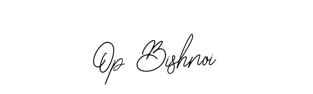 Op Bishnoi stylish signature style. Best Handwritten Sign (Bearetta-2O07w) for my name. Handwritten Signature Collection Ideas for my name Op Bishnoi. Op Bishnoi signature style 12 images and pictures png