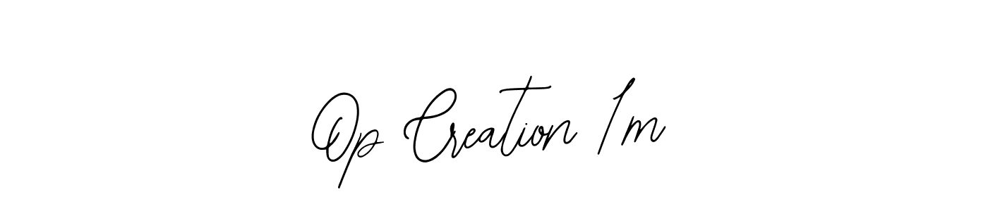 Make a beautiful signature design for name Op Creation 1m. With this signature (Bearetta-2O07w) style, you can create a handwritten signature for free. Op Creation 1m signature style 12 images and pictures png