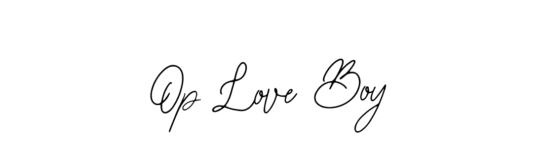 Best and Professional Signature Style for Op Love Boy. Bearetta-2O07w Best Signature Style Collection. Op Love Boy signature style 12 images and pictures png