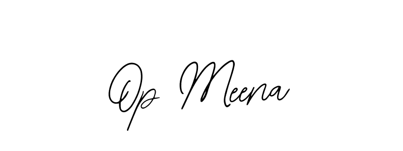 Make a beautiful signature design for name Op Meena. With this signature (Bearetta-2O07w) style, you can create a handwritten signature for free. Op Meena signature style 12 images and pictures png