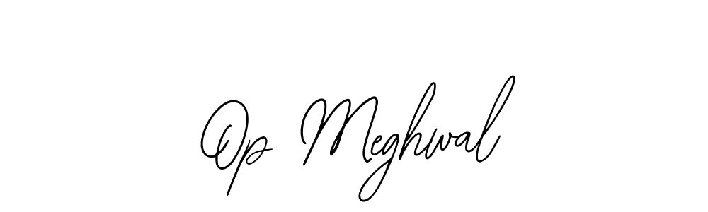 Make a beautiful signature design for name Op Meghwal. With this signature (Bearetta-2O07w) style, you can create a handwritten signature for free. Op Meghwal signature style 12 images and pictures png