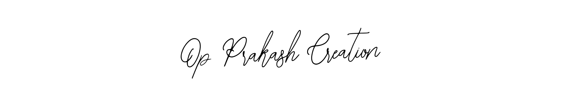 Create a beautiful signature design for name Op Prakash Creation. With this signature (Bearetta-2O07w) fonts, you can make a handwritten signature for free. Op Prakash Creation signature style 12 images and pictures png