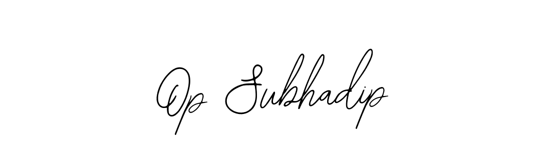 Make a beautiful signature design for name Op Subhadip. Use this online signature maker to create a handwritten signature for free. Op Subhadip signature style 12 images and pictures png