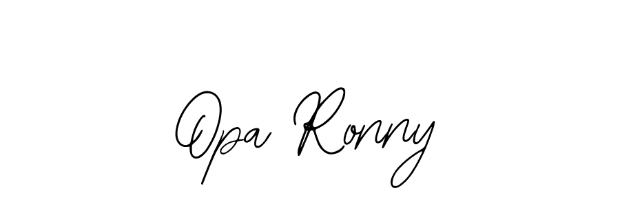 Also we have Opa Ronny name is the best signature style. Create professional handwritten signature collection using Bearetta-2O07w autograph style. Opa Ronny signature style 12 images and pictures png