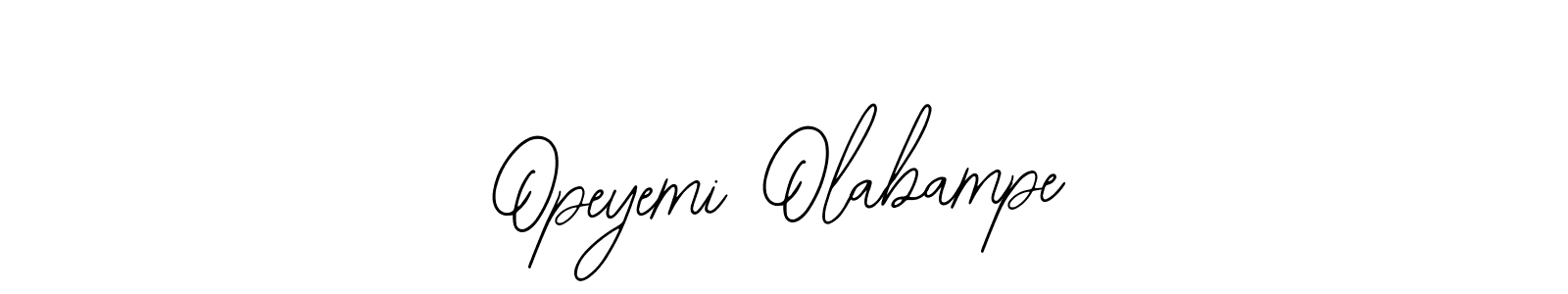 Opeyemi Olabampe stylish signature style. Best Handwritten Sign (Bearetta-2O07w) for my name. Handwritten Signature Collection Ideas for my name Opeyemi Olabampe. Opeyemi Olabampe signature style 12 images and pictures png