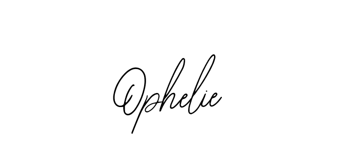 How to make Ophelie name signature. Use Bearetta-2O07w style for creating short signs online. This is the latest handwritten sign. Ophelie signature style 12 images and pictures png