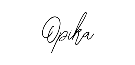 Opika stylish signature style. Best Handwritten Sign (Bearetta-2O07w) for my name. Handwritten Signature Collection Ideas for my name Opika. Opika signature style 12 images and pictures png