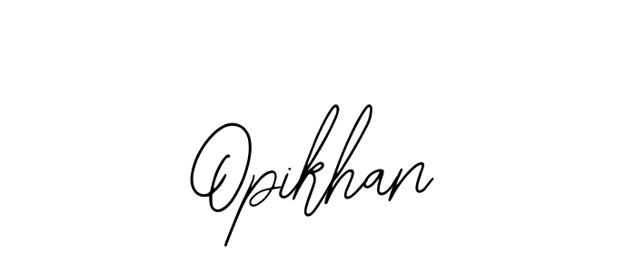 Bearetta-2O07w is a professional signature style that is perfect for those who want to add a touch of class to their signature. It is also a great choice for those who want to make their signature more unique. Get Opikhan name to fancy signature for free. Opikhan signature style 12 images and pictures png