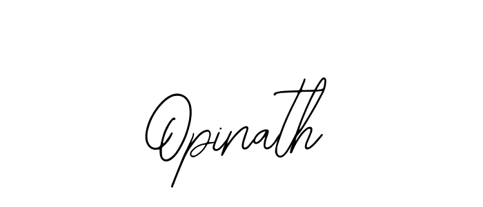 How to make Opinath signature? Bearetta-2O07w is a professional autograph style. Create handwritten signature for Opinath name. Opinath signature style 12 images and pictures png