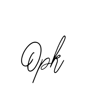 How to make Opk name signature. Use Bearetta-2O07w style for creating short signs online. This is the latest handwritten sign. Opk signature style 12 images and pictures png