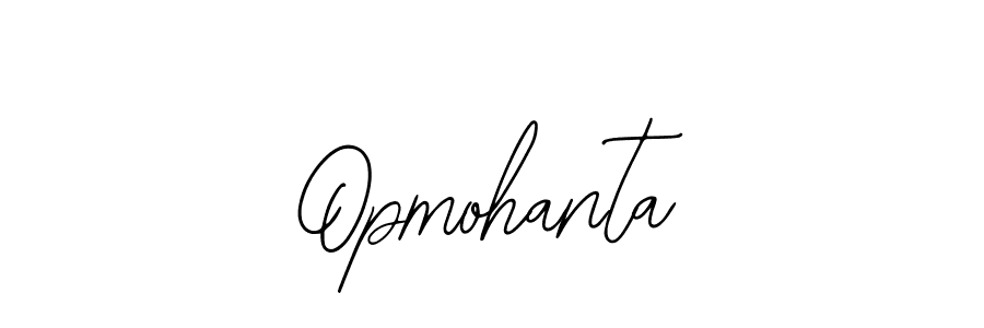 The best way (Bearetta-2O07w) to make a short signature is to pick only two or three words in your name. The name Opmohanta include a total of six letters. For converting this name. Opmohanta signature style 12 images and pictures png