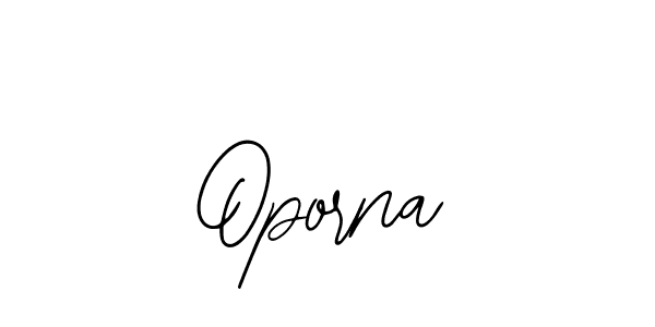 Make a beautiful signature design for name Oporna. With this signature (Bearetta-2O07w) style, you can create a handwritten signature for free. Oporna signature style 12 images and pictures png