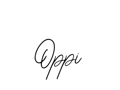Oppi stylish signature style. Best Handwritten Sign (Bearetta-2O07w) for my name. Handwritten Signature Collection Ideas for my name Oppi. Oppi signature style 12 images and pictures png