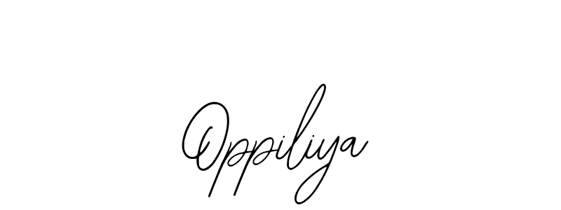 How to make Oppiliya signature? Bearetta-2O07w is a professional autograph style. Create handwritten signature for Oppiliya name. Oppiliya signature style 12 images and pictures png