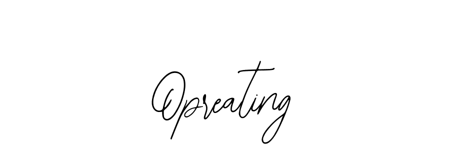 Make a beautiful signature design for name Opreating. Use this online signature maker to create a handwritten signature for free. Opreating signature style 12 images and pictures png