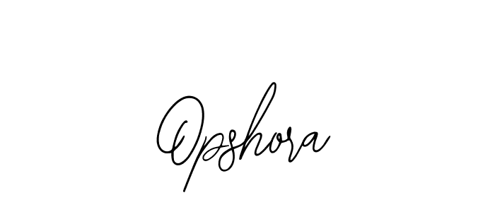Design your own signature with our free online signature maker. With this signature software, you can create a handwritten (Bearetta-2O07w) signature for name Opshora. Opshora signature style 12 images and pictures png
