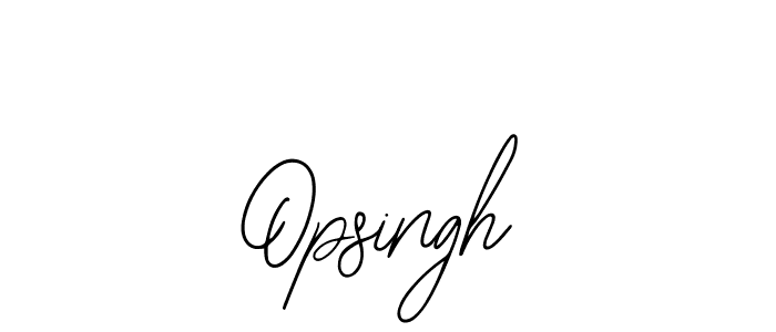 Create a beautiful signature design for name Opsingh. With this signature (Bearetta-2O07w) fonts, you can make a handwritten signature for free. Opsingh signature style 12 images and pictures png